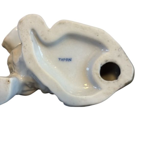 Vintage Porcelain Schnauzer Terrier Dog Figurines Set of 2 Stamped Japan 4.5” - Picture 9 of 9